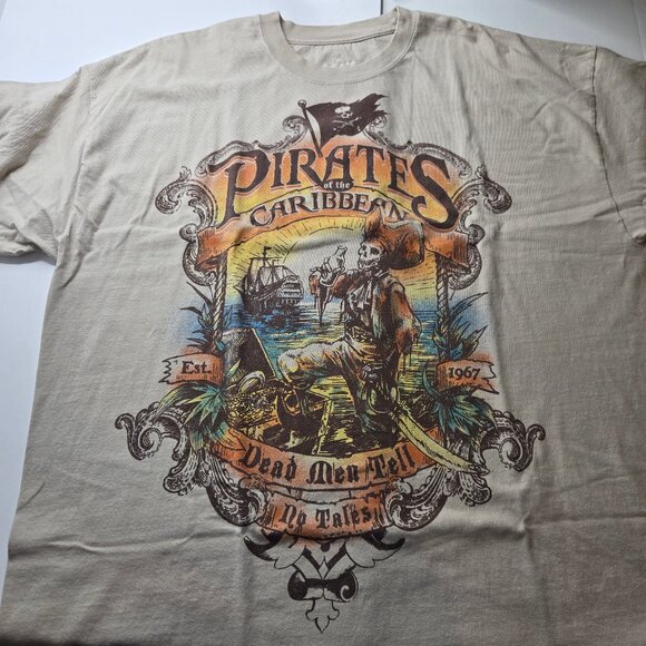 Disney Tee Pirates of the Caribbean Skeleton T-Shirt - Picture 3 of 9